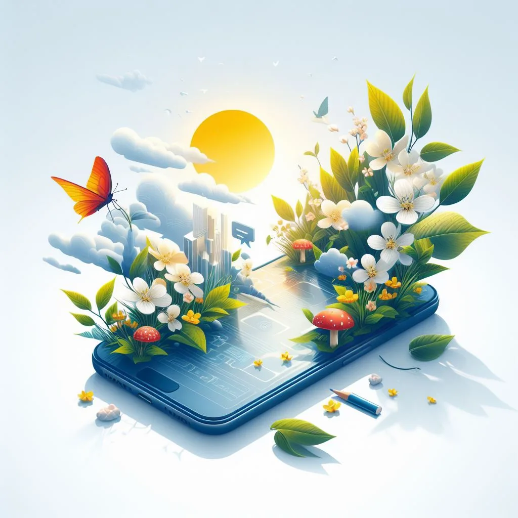 Esquema de estrategias de marketing digital, móvil y online